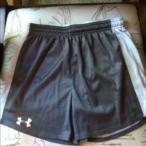 Gray mesh Under Armour shorts